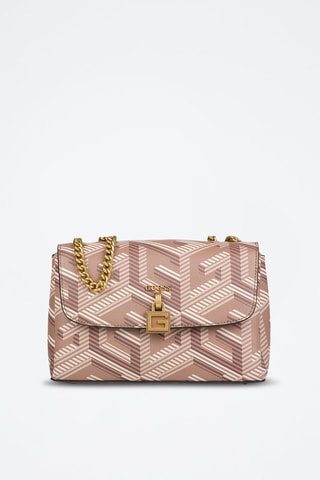 Sac porté épaule - Vieux rose et blanc