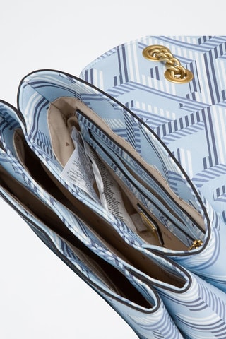 Sac bandoulière - Ciel et blanc