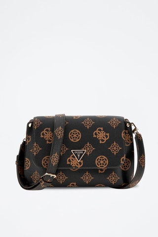 Sac bandoulière - Moka et noir