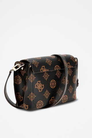 Sac bandoulière - Moka et noir