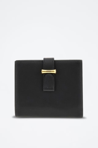 Portefeuille en cuir Iris - Noir