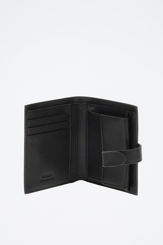 Portefeuille en cuir Iris - Noir