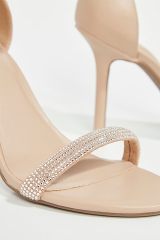 Sandales à talons Blingz - Nude