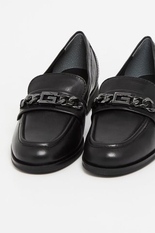 Mocassins en cuir - Noir