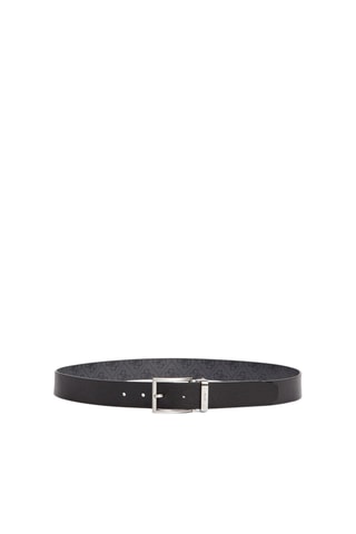 Ceinture réversible en cuir Classic - Noir