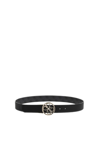 Ceinture réversible en cuir Noelle - Noir