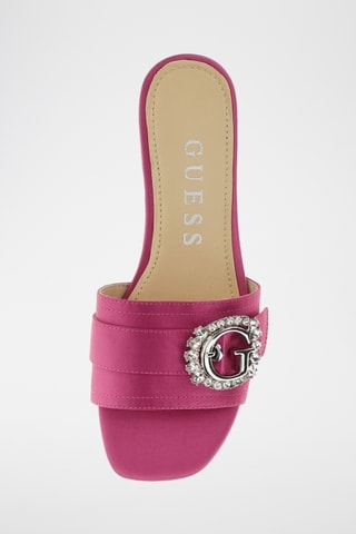 Mules en soie Jolly - Rose
