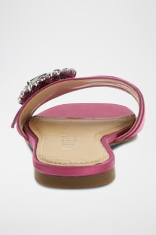 Mules en soie Jolly - Rose