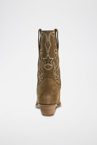 Bottines en nubuck - Marron