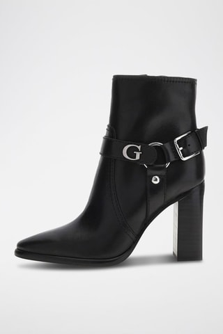 Bottines en cuir - Noir