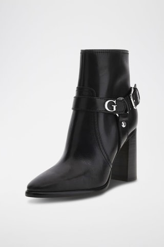 Bottines en cuir - Noir