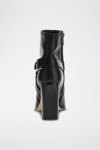 Bottines en cuir - Noir