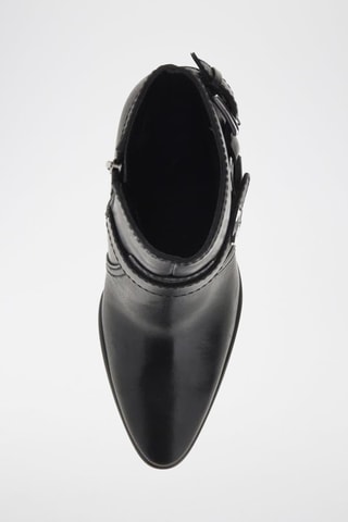 Bottines en cuir - Noir