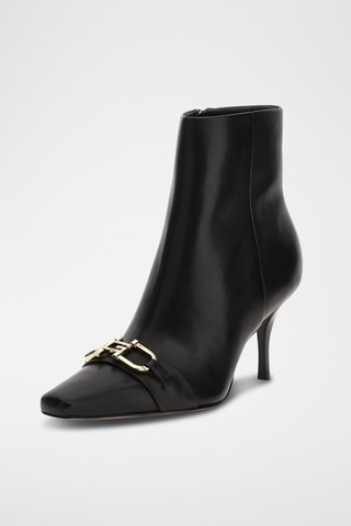 Bottines en cuir - Noir