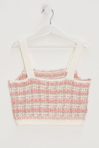 Débardeur en tweed - Orange