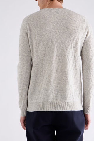 Pull en laine et cachemire - Gris