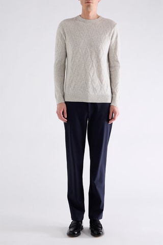 Pull en laine et cachemire - Gris