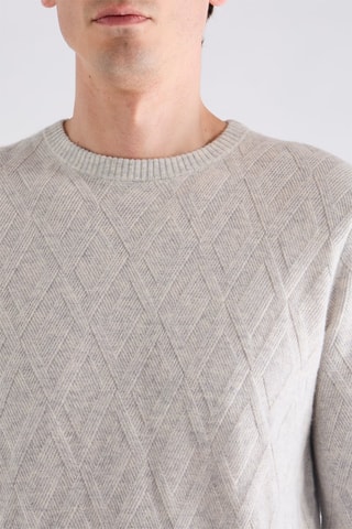 Pull en laine et cachemire - Gris