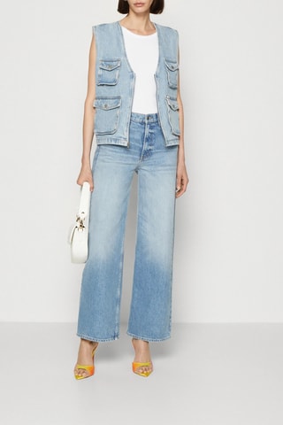 Gilet sans manches en jean - Ciel