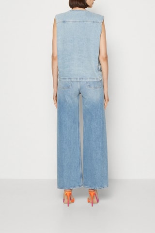 Gilet sans manches en jean - Ciel