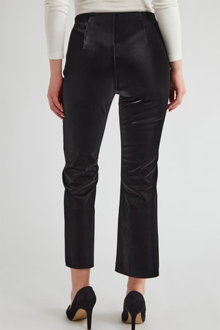 Pantalon slim 7/8 taille haute - Noir