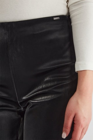 Pantalon slim 7/8 taille haute - Noir