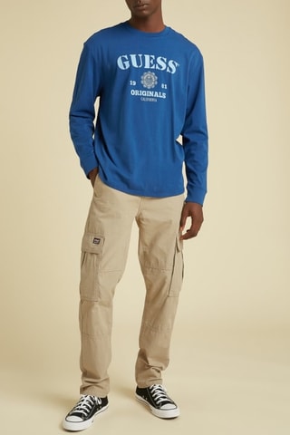 Pantalon regular - Beige