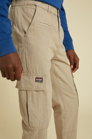 Pantalon regular - Beige
