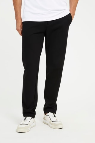 Pantalon regular - Noir