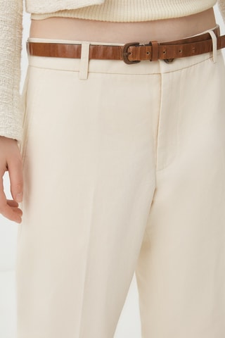 Pantalon regular Myron - Ecru