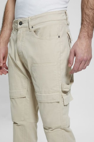 Pantalon regular - Beige