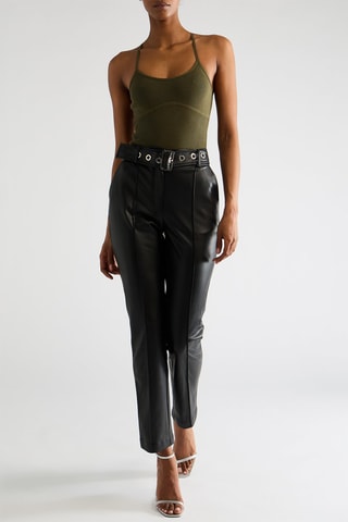 Pantalon 7/8 tailleh haute - Noir