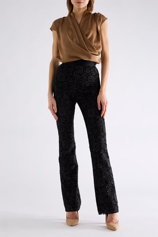 Pantalon taille haute - Noir