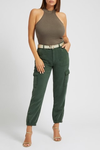 Pantalon cargo - Vert