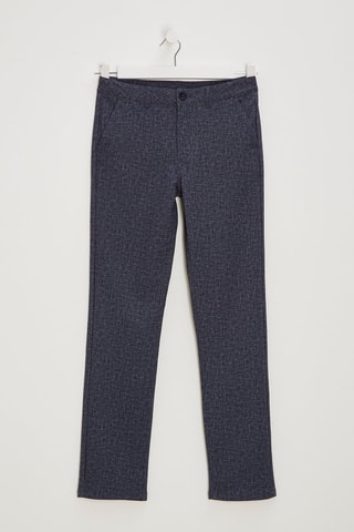 Pantalon regular - Bleu marine chiné