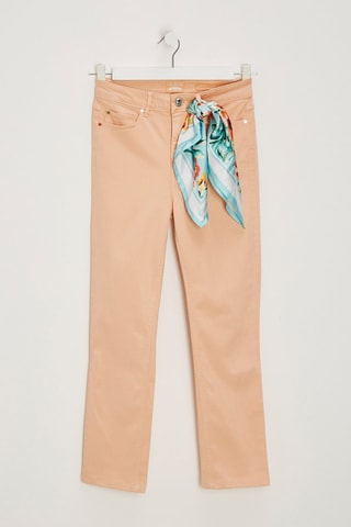 Pantalon skinny 7/8 - Corail