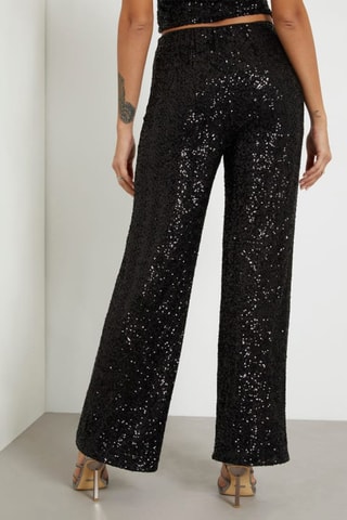 Pantalon taille haute - Noir