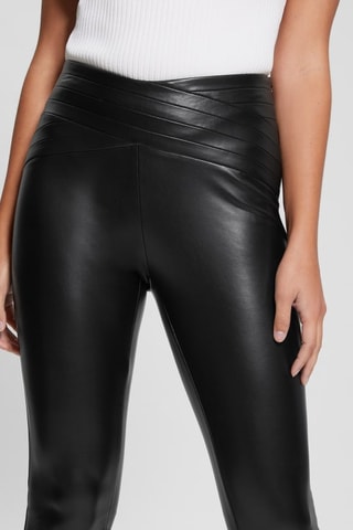 Pantalon skinny taille haute - Noir