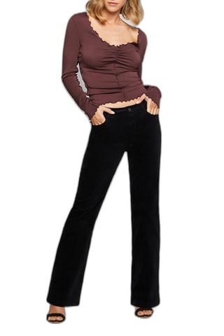 Pantalon boot taille haute - Noir