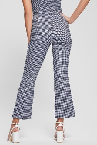 Pantalon slim - Bleu marine et blanc