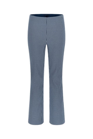 Pantalon slim - Bleu marine et blanc