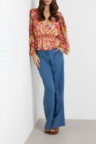 Jean loose - Bleu cobalt