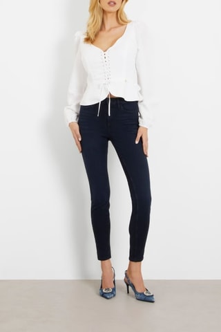 Jean skinny 7/8 - Bleu