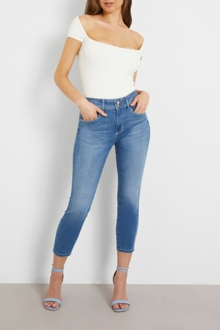 Jean skinny 7/8 - Bleu