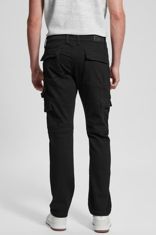 Jean slim cargo Utility - Noir
