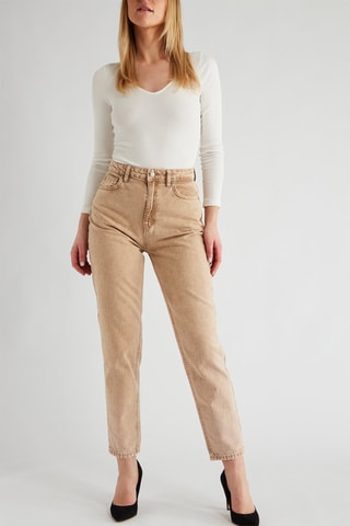 Jean relaxed - Taupe