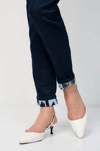 Jean taille haute - Bleu marine