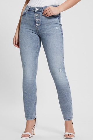 Jean taille haute - Bleu