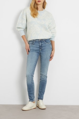 Jean skinny taille haute Shape up - Ciel
