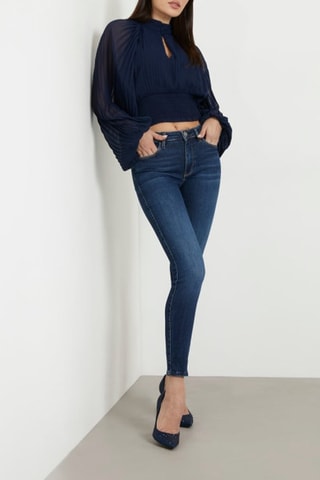 Jean skinny Carrie - Bleu marine